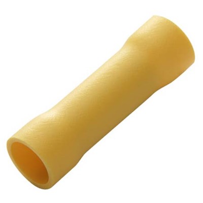 Eclipse 902-420-10 - Insulated PVC Butt Splice Connector - Copper Tubular - 12-10AWG - Yellow - 10/Pack