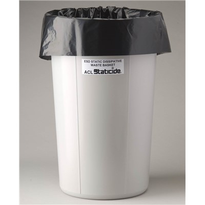 ACL Staticide 5075 - Static Dissipative Wastebasket - 11 Gallon