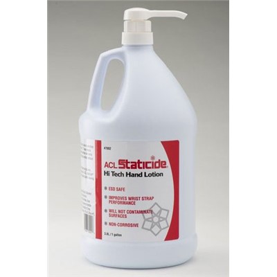 ACL Staticide 7002 - Staticide® Hi-Tech ESD Hand Lotion - w/Pump - 1 Gallon
