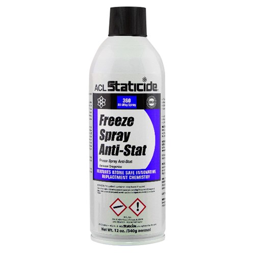 ACL Staticide 8660-6 - Anti-Stat Freeze Spray - 12 oz - PK/6