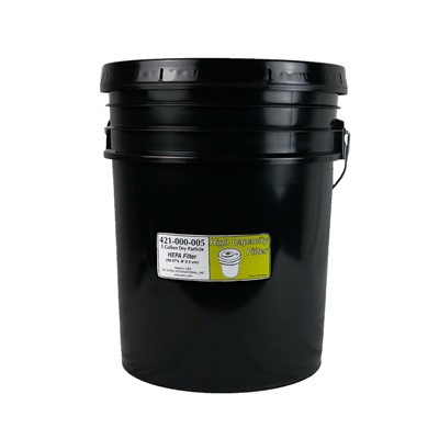 Atrix International 421-000-005 - HEPA Filter for High Capacity Series Vacuums - 5-Gallon Bucket - 0.3 Micron Filter