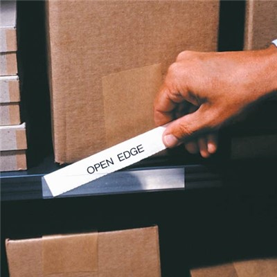 Aigner Index OE-1006 - Open·Edge™ Self-Adhesive Label Holder - Top-Loading - 1" x 6" - Clear - 50/Pack