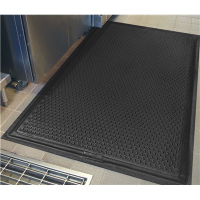 Andersen Co. 475000035100 - No. 475 Happy Feet Grip Surface Indoor Mat - 3' x 5' - Black