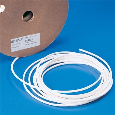 Brady PVC-1 - BradyMark™ Hot Stamper PVC Polyvinylchloride Tubing - 100' (30.480 m) - White