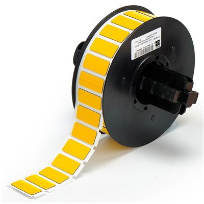 Brady B30EP-171-593-YL - B-593 Raised Profile Labels (Engraved Plate Substitutes) - Rectangular - 0.49" - Yellow