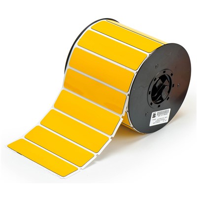 Brady B30EP-174-593-YL - B-593 Raised Profile Labels (Engraved Plate Substitutes) - Rectangular - 1" - Yellow