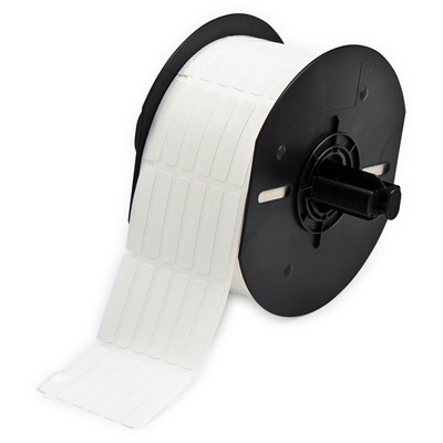 Brady B33-90-498 - B-498 Repositionable Vinyl Cloth Wire & Cable Labels - 0.25" x 1.437" - White