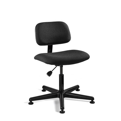 Bevco 4000 - Westmound 4000 Series Ergonomic Pneumatic Chair - Fabric - 16.5"-21.5" - Mushroom Glides