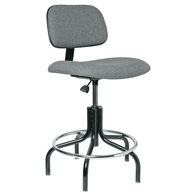 Bevco 4200-GY - Westmound 4000 Series Ergonomic Pneumatic Chair - Fabric - 19"-24" - Gray