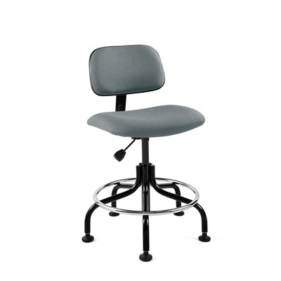 Bevco 4600-GY - Westmound 4000 Series Ergonomic Pneumatic Chair - Fabric - 25"-30" - Gray