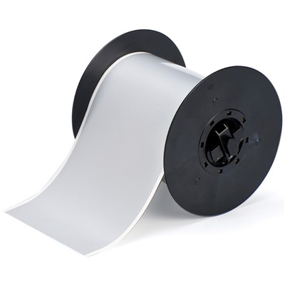 Brady B30C-4000-565-SL - B-565 Metallized Polyester Labels - Polyester - Continuous - Matte Finish - Silver - 4" x 100