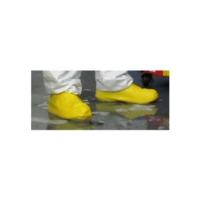 Keystone Safety BC-RBR-100PR - Heavy-Duty Latex Boot/Shoe Cover - Cleanroom Class 6 - Large - Yellow - 200/Case