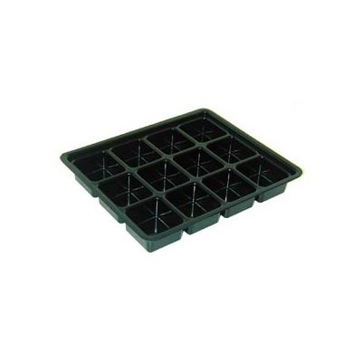 Conductive Containers (CCI) 13030 - CP Conductive Kitting Tray - 10.5" x 8.75" x 1.5" - 10/Set