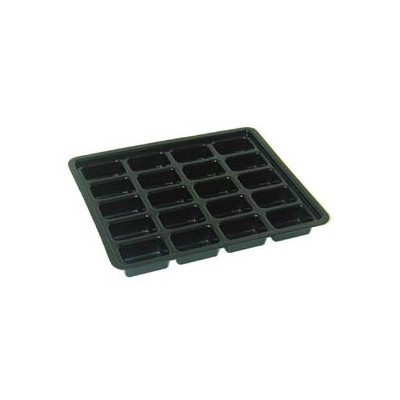 Conductive Containes (CCI) 13055 - CP Conductive Kitting Tray - 10.5" x 8.75" x 1.1875" - 25/Set