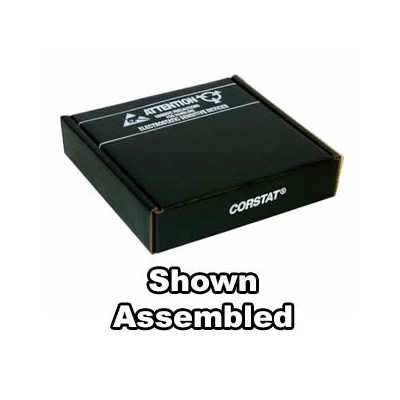 Conductive Containers (CCI) 3090-2C - CorRec-Pak® Shipping Box Only (Shipped Flat) - ESD-Safe - 7" x 5" x 2.5" - 50/Set