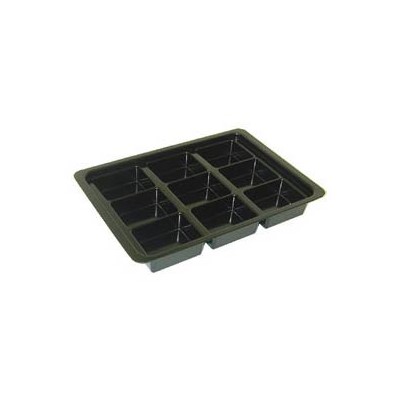 Conductive Containers (CCI) 13040 - CP Conductive Kitting Tray - 14" x 10" x 1.75" - 10/Set