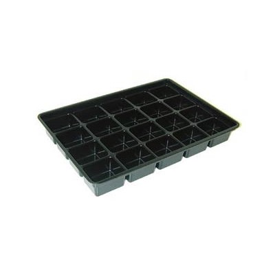 Conductive Containers (CCI) 13080 - CP Conductive Kitting Tray - 14.375" x 10.125" x 1.875" - 10/Set