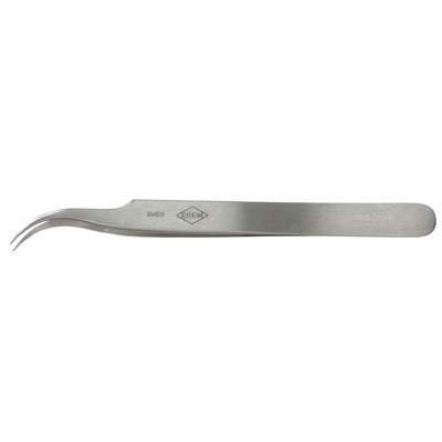 Erem 7SA - Curved Micro Point Tweezers - Anti-Magnetic - 4.75"