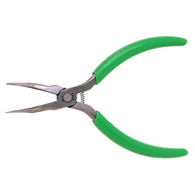Xcelite CN7776 - Curved Long Nose Pliers - Serrated Jaw - Cushion Grip - 60° - 6"