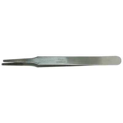 Erem 2ASA - Broad Point Stainless Steel Tweezers - Flat Tip - Anti-Magnetic - 4.75"