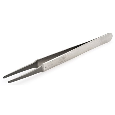 Erem 2ASARU - Stainless Steel Anti-Magnetic Precision Tweezers - Straight Large Round Tips - Smooth - 4.724"