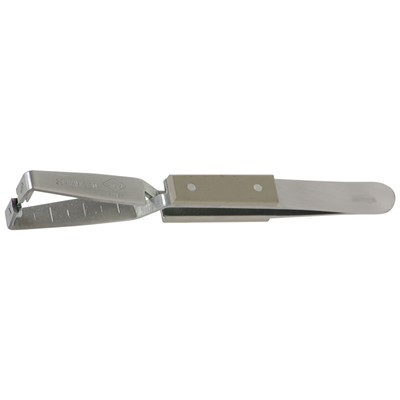 Erem 29W30 - Stainless Steel Teflon Stripping Tweezers - Flat Very Fine Tips - Smooth - 4.724"