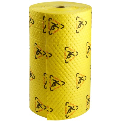Brady CH303 - High Visibility Safety Light Weight Absorbent Roll - Perforated - 30" x 300
