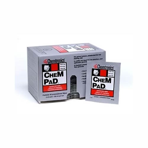 Chemtronics CP400 - Chempad Presaturated Wipes - 3" x 4" - 4/Case