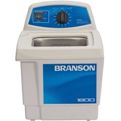 Branson CPX-952-117R M1800H - Ultrasonic Baths - 0.5 Gallon - Mechanical Timer & Heater -  120V - I.D. 5-.5”L x 6”W x 4”D