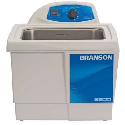 Branson CPX-952-517R M5800H - Ultrasonic Baths - 2.5 Gallon - Mechanical Timer & Heater - 120V - I.D. 11.5"L x 9 .5"W x 6"D