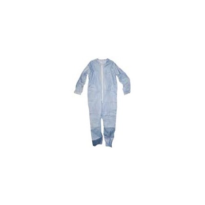 Keystone Safety CVL-NW-HD-E-BLUE-2XL - Heavy-Duty Polypropylene Coverall - Zipper Front - Elastic Wrists & Ankles - Cleanroom Class 7 - 2X-Large - Blue - 25/Case