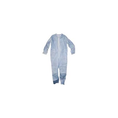 Keystone Safety CVL-NW-HD-E-BLUE-3XL - Heavy-Duty Polypropylene Coverall - Zipper Front - Elastic Wrists & Ankles - Cleanroom Class 7 - 3X-Large - Blue - 25/Case