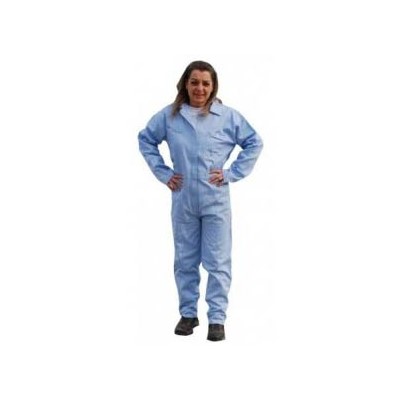 Keystone Safety CVLSMSREG-O-BL-5XL - SMS Coverall - Zipper Front - Open Wrists & Ankles - Cleanroom Class 7 - 5X-Large - Blue - 25/Case