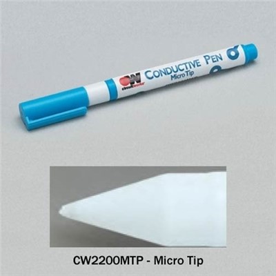 Chemtronics CW2200MTP - CircuitWorks Conductive Pen (Micro Tip) - 8.5 g - 12 Packs/Case