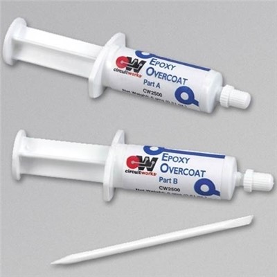 Chemtronics CW2500 - Circuitworks Epoxy Overcoat Adhesive Syringe - 12 Packs/Case