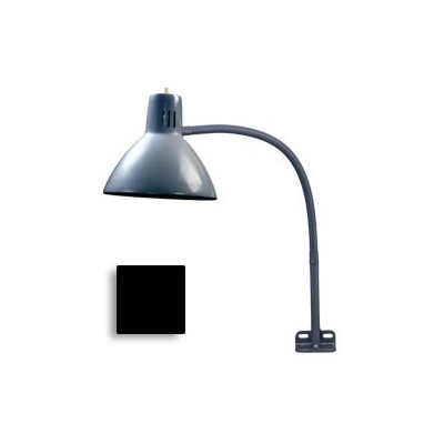 Dazor 1075-BK - CFL/Incandescent Lamp w/Flex Arm - 26" Reach - L-Bracket Direct Mount - Black