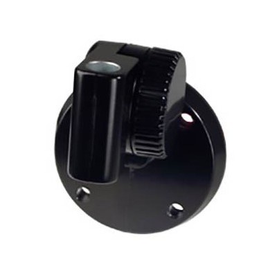 Dazor 7100-060-BK - Universal 90° Adjustable Mount - Metal - Black
