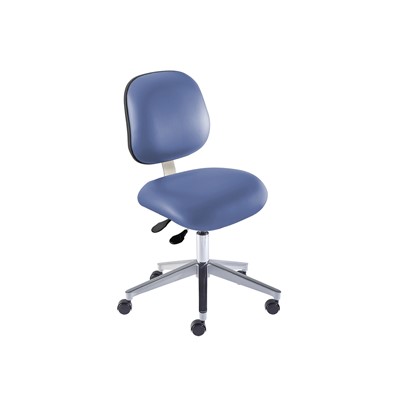Biofit EEA-L-RC-T-XF-XA-C-P28542 - Elite Series Chair - 17" - 22" - Chrome Plated - Blue Vinyl