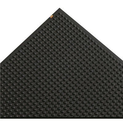 Ergomat ENS0305 - Ergomat® Nitril Smooth Cleanroom Anti-Fatigue Mat - 5' x 3' - Black