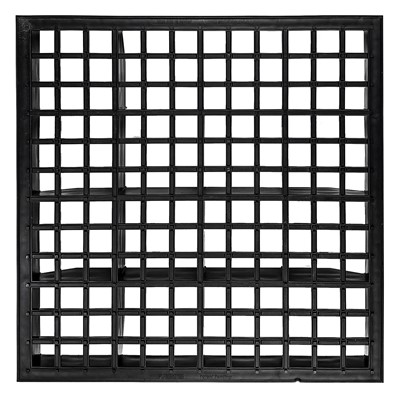 Wearwell F02.18x18BK-CS4 - FOUNDATION Open Tiles - Black