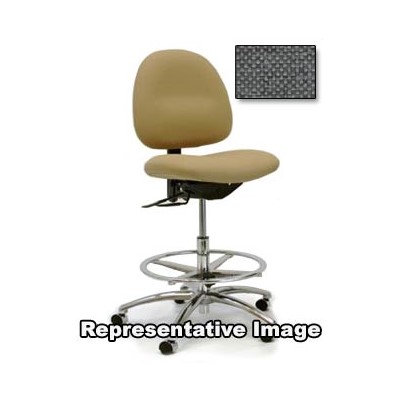 Gibo/Kodama 3000AT-F118-01 - Stamina 3000 Series Desk Height Chair - Autonomous Control - 17"-21" - Fabric - Charcoal
