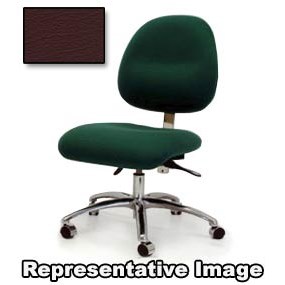 Gibo/Kodama 4000IT-V510-01 - Synchron 4000 Series Desk Height Chair - Independent Tilt Control - 18"-23" - Vinyl - Deep Burgundy