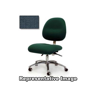 Gibo/Kodama 4000IT-F124-01 - Synchron 4000 Series Desk Height Chair - Independent Tilt Control - 18"-23" - Fabric - Blue