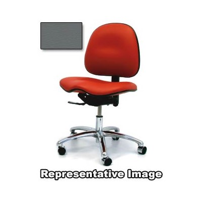 Gibo/Kodama C7000AT-V569-01 - Stamina 7000 Series Class 100 Cleanroom Desk Height Chair - Autonomous Control - 17"-21" - Vinyl - Grey
