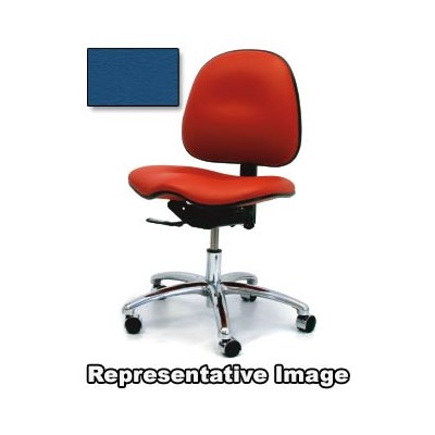 Gibo/Kodama 7000AT-V522-01 - Stamina 7000 Series Desk Height Chair - Autonomous Control - 17"-21" - Vinyl - Marina Blue