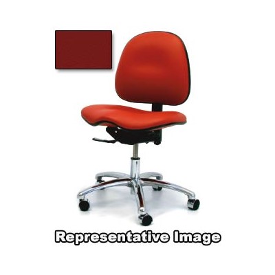 Gibo/Kodama C7000AT-V552-01 - Stamina 7000 Series Class 100 Cleanroom Desk Height Chair - Autonomous Control - 17"-21" - Vinyl - Red
