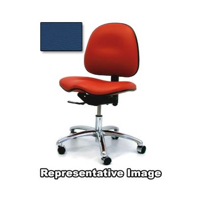 Gibo/Kodama C7000AT-V523-01 - Stamina 7000 Series Class 100 Cleanroom Desk Height Chair - Autonomous Control - 17"-21" - Vinyl - Royal Blue