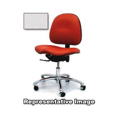 Gibo/Kodama 7000AT-V536-01 - Stamina 7000 Series Desk Height Chair - Autonomous Control - 17"-21" - Vinyl - White