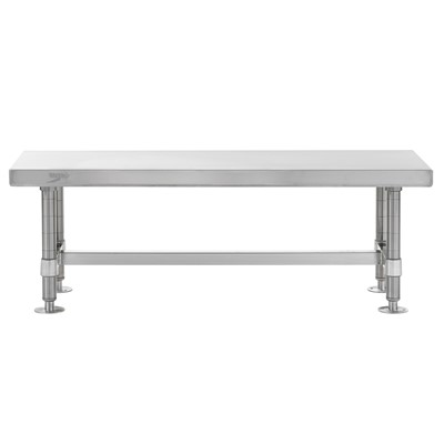 InterMetro Industries (Metro)  GB1672S - Stainless Steel Gowning Bench - 16" W x 72" L x 18" H - Silver