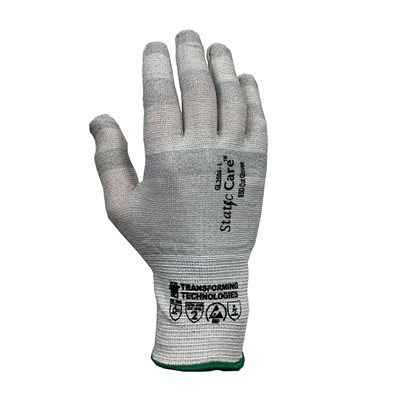 Transforming Technologies GL2503 - StaticCare GL2500 Series ESD Cut-Resistant Gloves - Uncoated - Medium - 12/Pack
